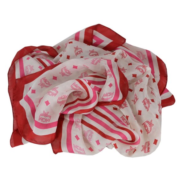 pink mcm scarf